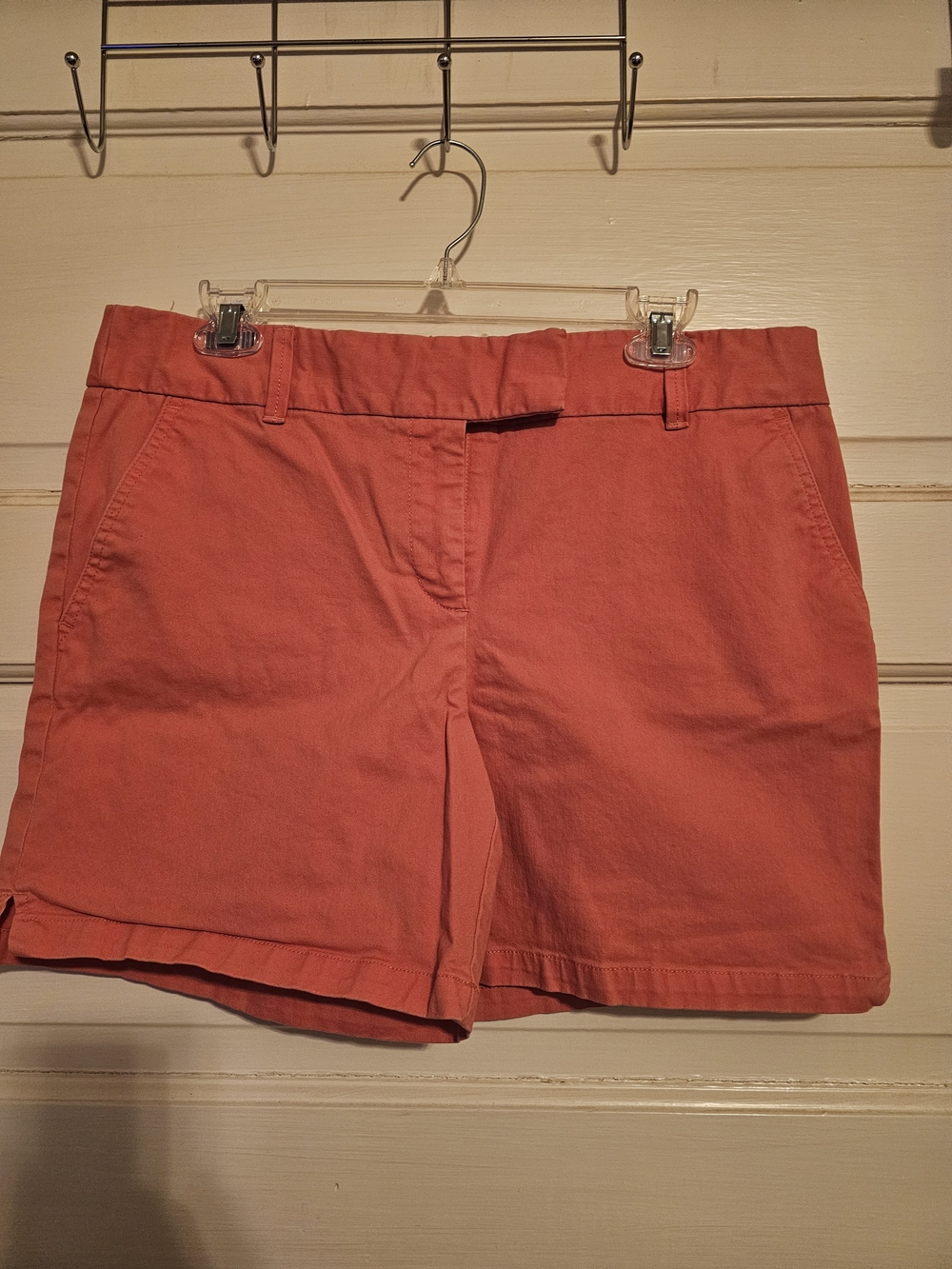 Women’s Cotton Casual Shorts in Coral